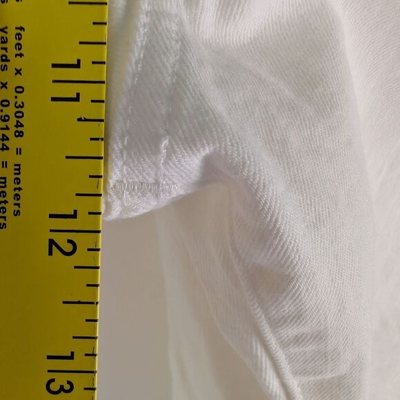 Madewell Women's White Wide-Leg Crop Jeans Size 29 Vintage High Rise - Picture 11 of 12